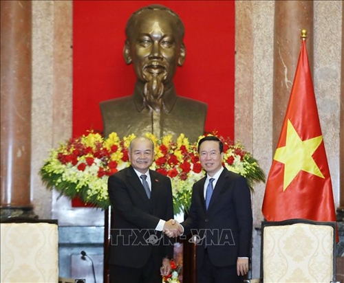 Chủ tịch nước Võ Văn Thưởng tiếp Phó thủ tướng Lào